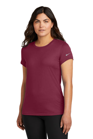 Nike Ladies Swoosh Sleeve rLegend Tee (Team Maroon)