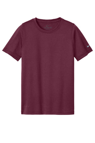 Nike Youth Swoosh Sleeve rLegend Tee (Deep Maroon)