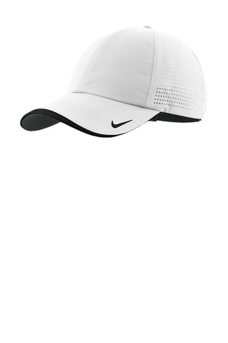 Nike Dri-FIT Perforated Performance Cap (White/ Black)