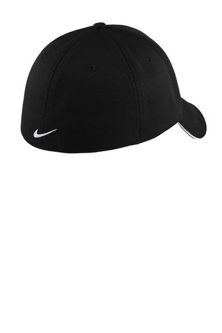 Nike Dri-FIT Stretch Mesh Sandwich Bill Cap (Black/ White)