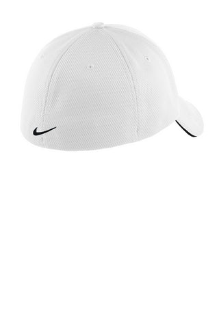 Nike Dri-FIT Stretch Mesh Sandwich Bill Cap (White/ Black)