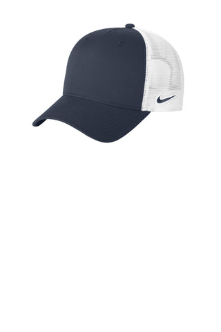 Nike Snapback Mesh Trucker Cap (Navy/ White)