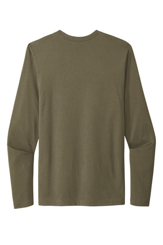 Next Level Apparel Cotton Long Sleeve Tee (Military Green)