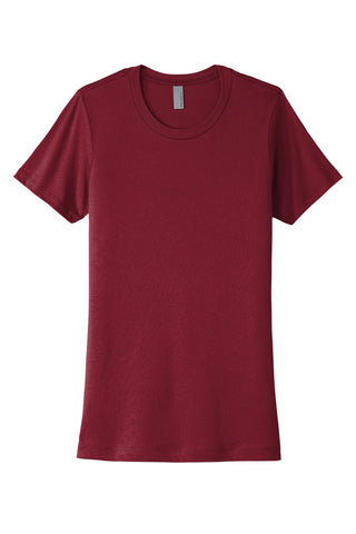 Next Level Apparel Women's Cotton Tee (Cardinal)