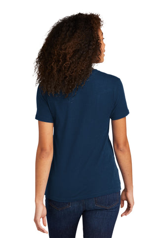 Next Level Apparel Women's Cotton Tee (Cool Blue)