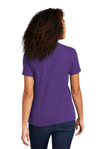 Next Level Apparel Women's Cotton Tee (Purple Rush)