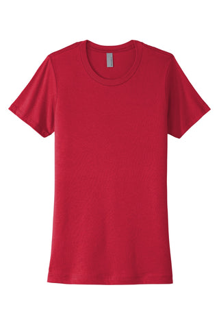 Next Level Apparel Women's Cotton Tee (Red)