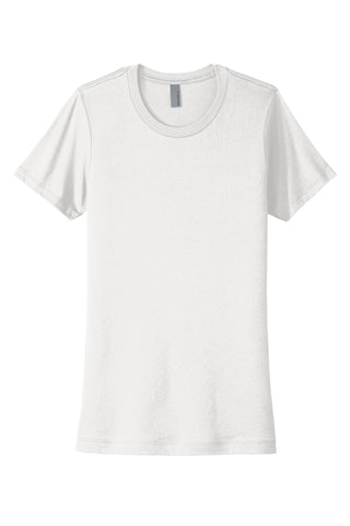 Next Level Apparel Women's Cotton Tee (White)