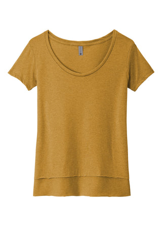 Next Level Apparel Women's Festival Scoop Neck Tee (Antique Gold)