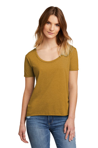 Next Level Apparel Women's Festival Scoop Neck Tee (Antique Gold)