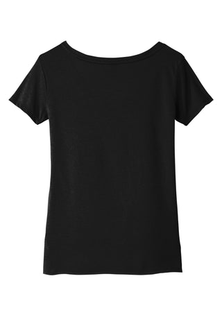 Next Level Apparel Women's Festival Scoop Neck Tee (Black)