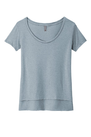 Next Level Apparel Women's Festival Scoop Neck Tee (Stonewash Denim)