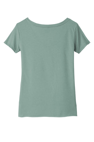 Next Level Apparel Women's Festival Scoop Neck Tee (Stonewash Green)