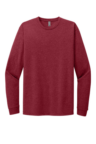 Next Level Apparel Unisex CVC Long Sleeve Tee (Cardinal)