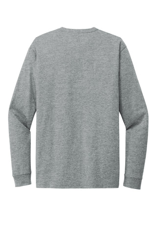 Next Level Apparel Unisex CVC Long Sleeve Tee (Dark Heather Grey)