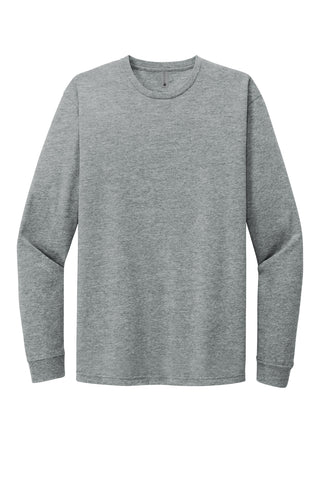 Next Level Apparel Unisex CVC Long Sleeve Tee (Dark Heather Grey)