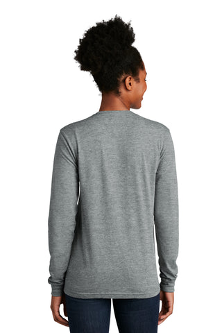 Next Level Apparel Unisex CVC Long Sleeve Tee (Dark Heather Grey)