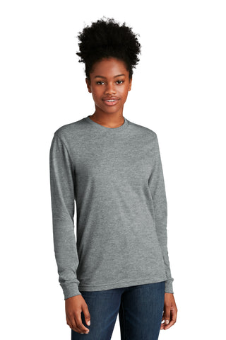 Next Level Apparel Unisex CVC Long Sleeve Tee (Dark Heather Grey)