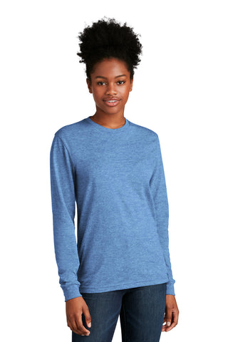 Next Level Apparel Unisex CVC Long Sleeve Tee (Heather Columbia Blue)