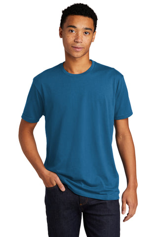 Next Level Apparel Unisex CVC Sueded Tee (Cool Blue)