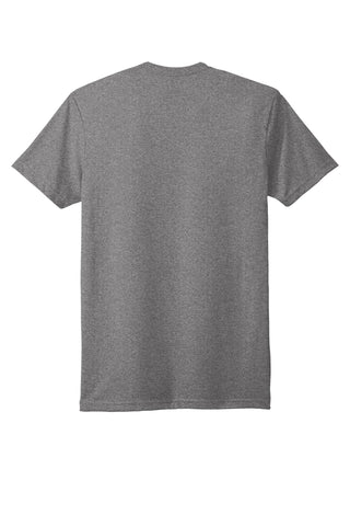 Next Level Apparel Unisex CVC Sueded Tee (Dark Heather Gray)