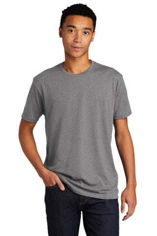 Next Level Apparel Unisex CVC Sueded Tee (Dark Heather Gray)