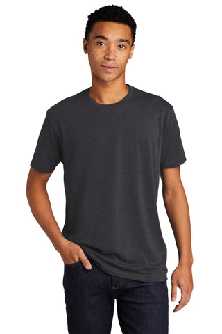 Next Level Apparel Unisex CVC Sueded Tee (Heather Charcoal)