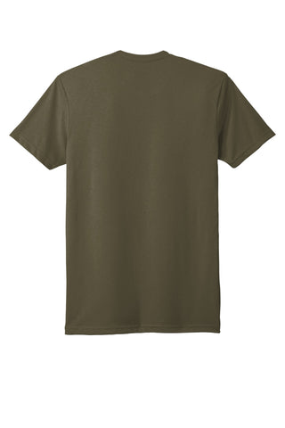Next Level Apparel Unisex CVC Sueded Tee (Military Green)