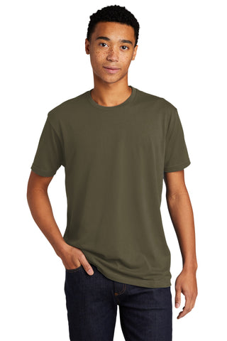 Next Level Apparel Unisex CVC Sueded Tee (Military Green)