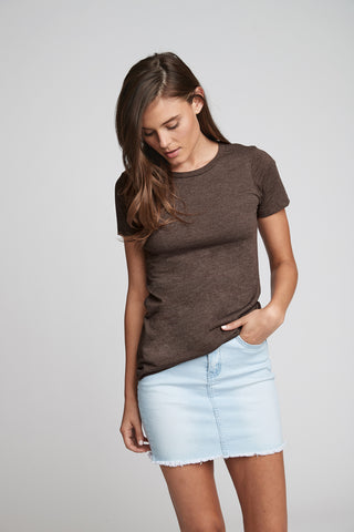 Next Level Apparel Women's CVC Tee (Espresso)