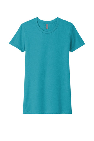 Next Level Apparel Women's CVC Tee (Bondi Blue)