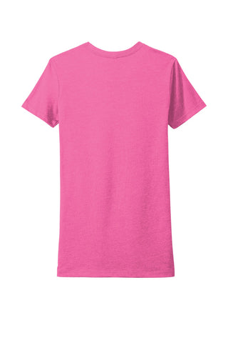 Next Level Apparel Women's CVC Tee (Hot Pink)