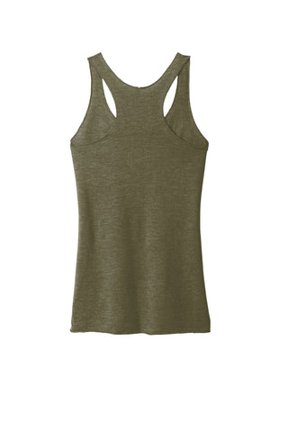 Next Level Apparel Women's Tri-Blend Racerback Tank (Military Green)