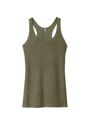 Next Level Apparel Women's Tri-Blend Racerback Tank (Military Green)