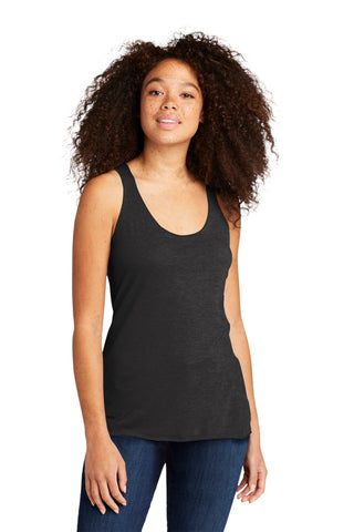 Next Level Apparel Women's Tri-Blend Racerback Tank (Vintage Black)