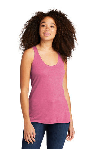 Next Level Apparel Women's Tri-Blend Racerback Tank (Vintage Pink)