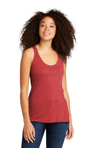 Next Level Apparel Women's Tri-Blend Racerback Tank (Vintage Red)