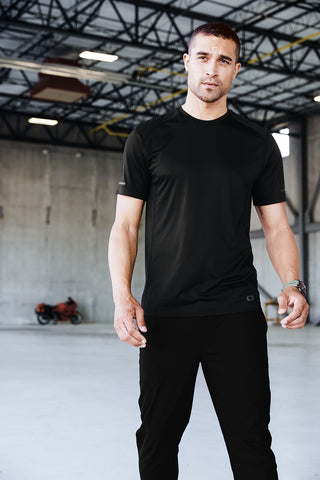 OGIO Level Mesh Tee (Blacktop)