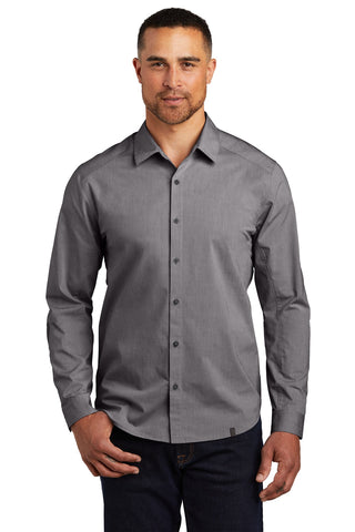 OGIO Commuter Woven Shirt (Gear Grey Heather)