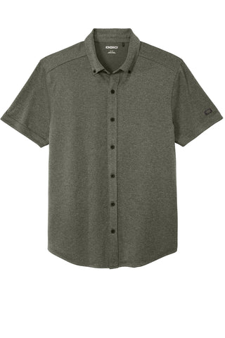 OGIO Gravitate Full-Button Polo (Drive Green Heather)