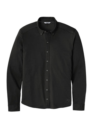 OGIO Code Stretch Long Sleeve Button-Up (Blacktop)