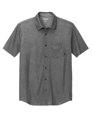 OGIO Extend Short Sleeve Button-Up (Blacktop Heather)