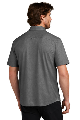 OGIO Extend Short Sleeve Button-Up (Blacktop Heather)