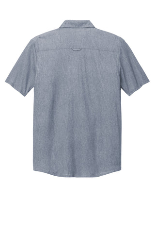 OGIO Extend Short Sleeve Button-Up (Deep Blue Heather)