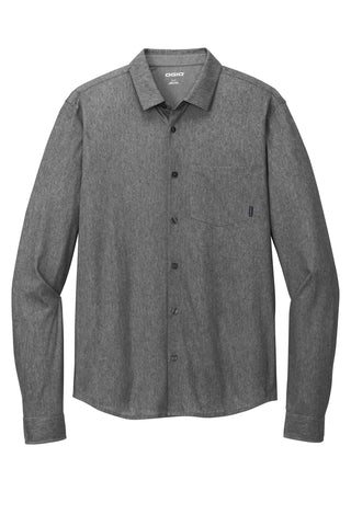 OGIO Extend Long Sleeve Button-Up (Blacktop Heather)