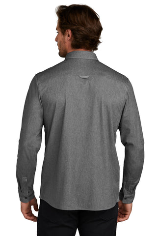 OGIO Extend Long Sleeve Button-Up (Blacktop Heather)