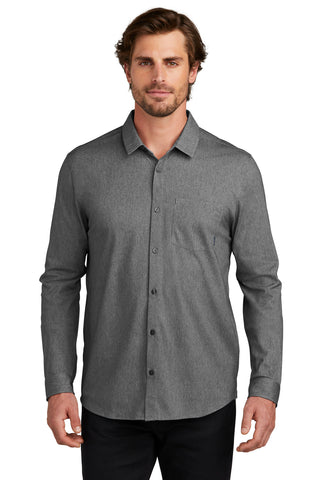 OGIO Extend Long Sleeve Button-Up (Blacktop Heather)