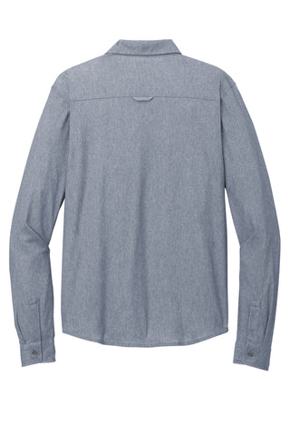 OGIO Extend Long Sleeve Button-Up (Deep Blue Heather)