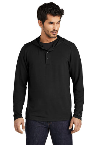 OGIO Luuma Flex Hooded Henley (Blacktop)