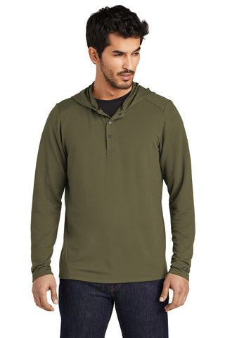 OGIO Luuma Flex Hooded Henley (Deep Olive)